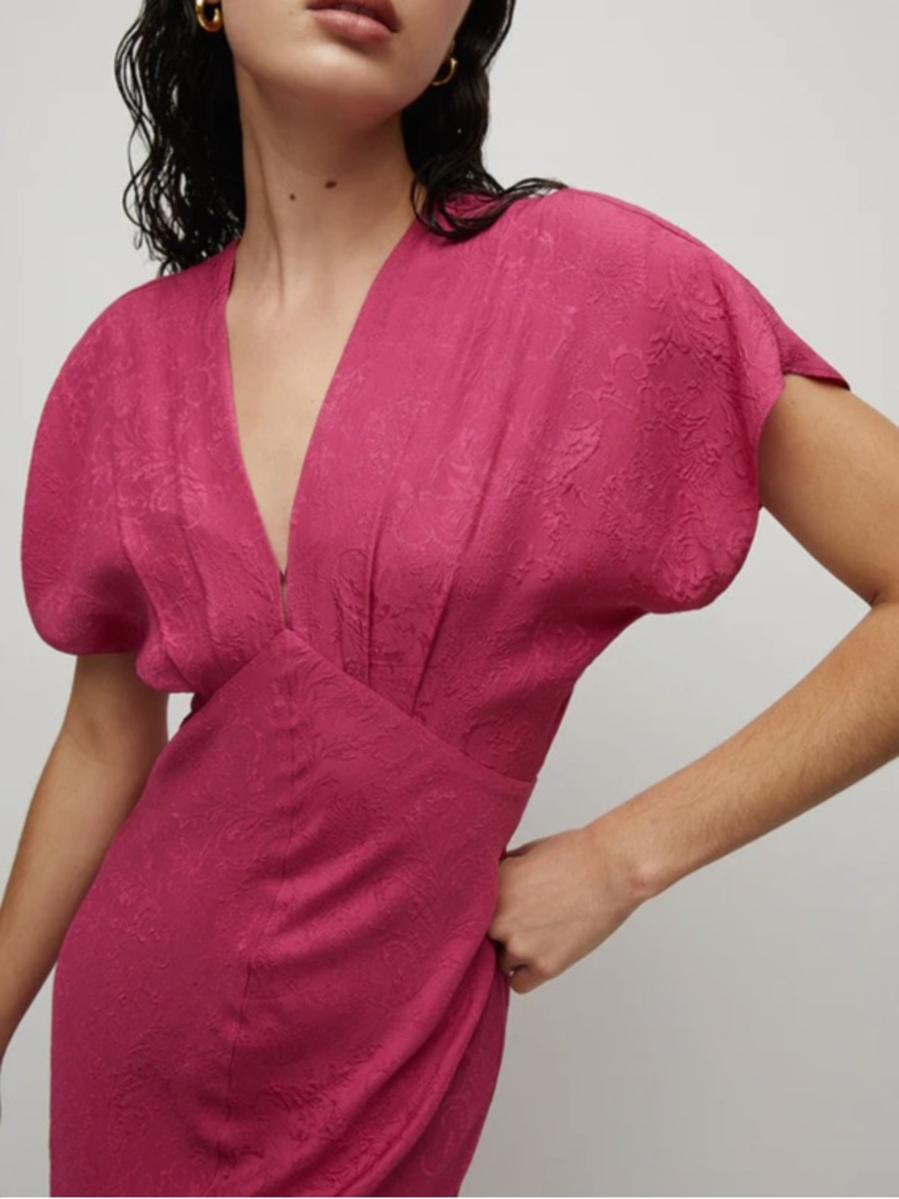 Veronica Beard Seymour Dress in Wildberry
